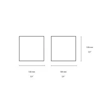 Ideal Lux Rubik Lampada Led da Parete a Doppio Fascio Luminoso