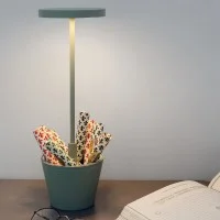 Zafferano Poldina Reverso Led Lamp with Rechargeable Battery