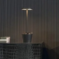 Zafferano Poldina Reverso Led Lampada a Batteria Ricaricabile