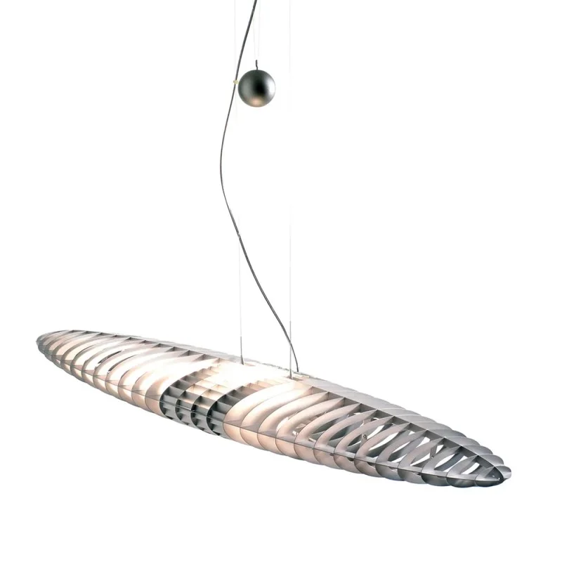 Luceplan Titania Historical Suspension Lamp with Colored Filters