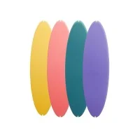 copy of Luceplan Titania Historical Suspension Lamp with Colored Filters