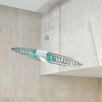 copy of Luceplan Titania Historical Suspension Lamp with Colored Filters