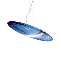 copy of Luceplan Titania Historical Suspension Lamp with Colored Filters