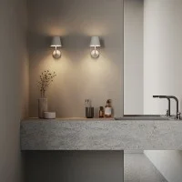 Zafferano Poldina 230V Lampada LED da Parete per Esterno