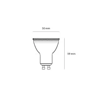 Bot Lighting Shot GU10 LED Bulb 6,2W ALL-GLASS Clear