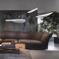 Stilnovo Diphy L54 Lampada Curvata da Sospensione By Mirco Crosatto