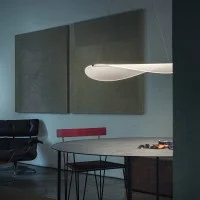 Stilnovo Diphy L76 Lampada Curvata da Sospensione