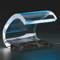 Oluce Acrilica 281 Limited Edition Table Lamp in Marble