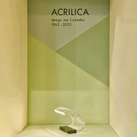Oluce Acrilica 281 Limited Edition Table Lamp in Marble