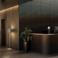 Zafferano Poldina 230V Floor Lamp E27 with Cable