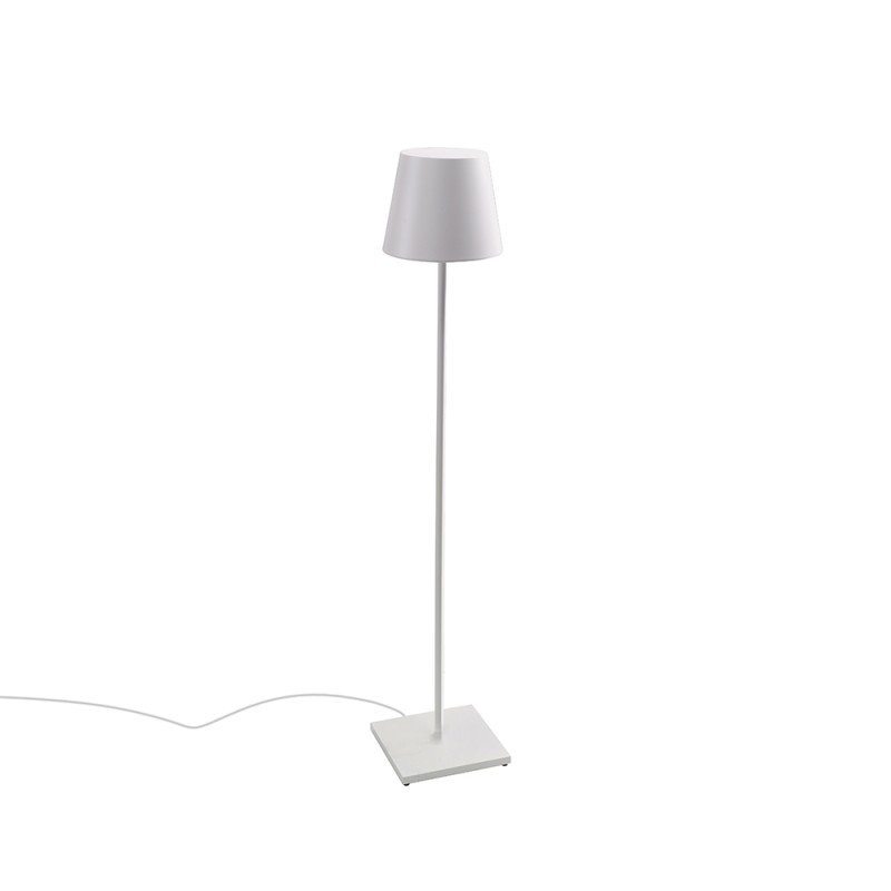 Zafferano Poldina 230V Lampada da Terra E27 con Cavo