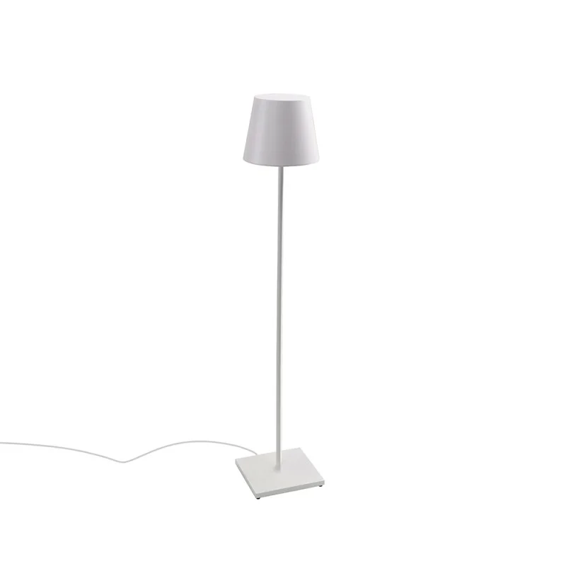 Zafferano Poldina 230V Lampada da Terra E27 con Cavo