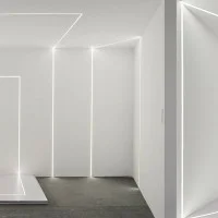 Lampo Recessed Light Cut Miniprofile Kit 2 Meters For LED Strips