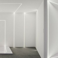 Lampo Kit Miniprofilo Taglio di Luce ad Incasso 2 Metri Per Strisce LED
