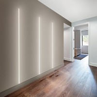 Lampo Kit Miniprofilo Taglio di Luce ad Incasso 2 Metri Per Strisce LED
