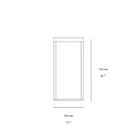 Ideal Lux Ipotesi Led Floor Lamp for Outdoor in Aluminum