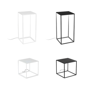 Ideal Lux Ipotesi Led Floor Lamp for Outdoor in Aluminum
