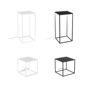 Ideal Lux Ipotesi Led Floor Lamp for Outdoor in Aluminum