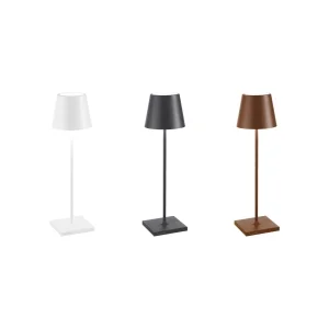 Zafferano Poldina 230V LED Table Lamp with Cable