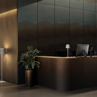 Zafferano Poldina 230V E27 Table Lamp with Cable