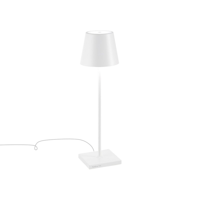 Zafferano Poldina 230V E27 Table Lamp with Cable