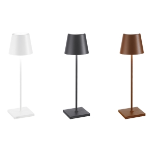 Zafferano Poldina 230V Lampada da Tavolo E27 con Cavo