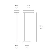 Ideal Lux Comfort Floor Led Lamp with Dimmable Biemission