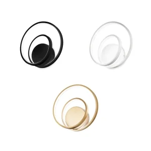 Ideal Lux Oz Wall Led Spiral Lamp Dimmable or With Switch