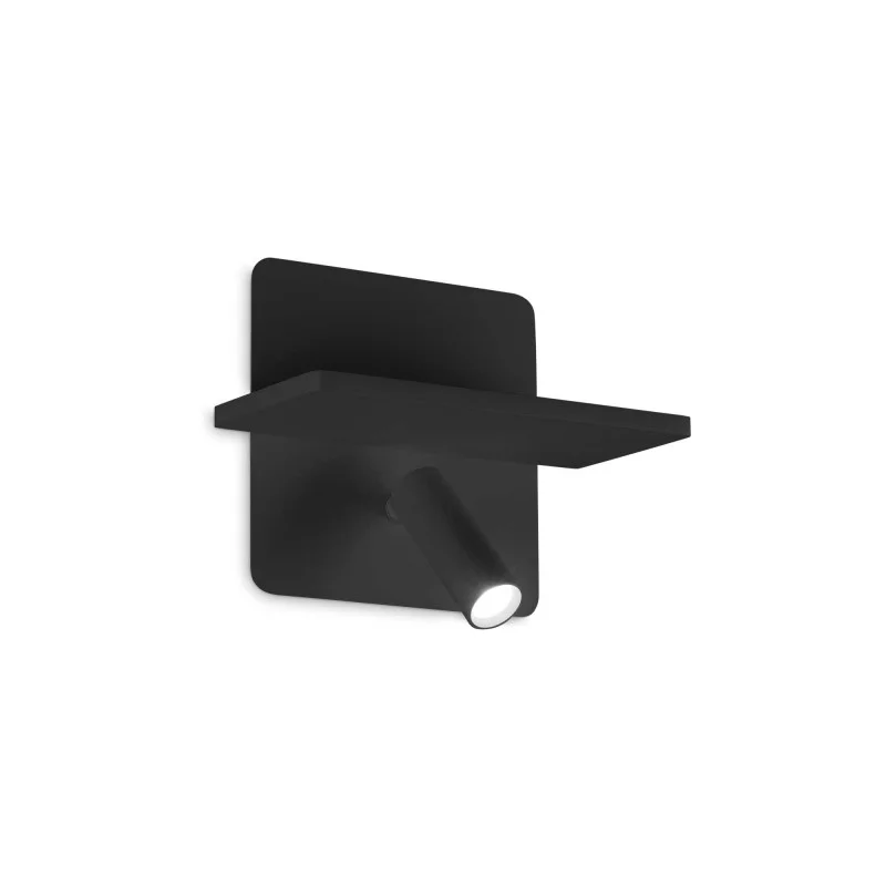 Ideal Lux Piano Led Wall Lamp with Shelf and Adjustable Projector Ideal Lux Piano Led Wall Lamp with Shelf and Adjustable Projector