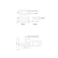 Alimentatore CE17 17W 24VDC Dimmerabile TRIAC per LED di Potenza IP65