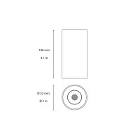 Flos Light Shadow PRO 45 Surface Faretto LED a Superficie