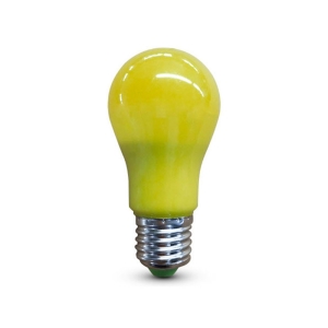 Duralamp Deco LED E27 6W Lampadina Goccia Colorata Giallo
