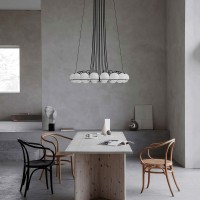 Astep Modello 2109/14 Lampada da Sospensione Sfere in Vetro Soffiato