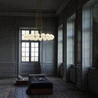 Astep Modello 2109/14 Lampada da Sospensione Sfere in Vetro Soffiato