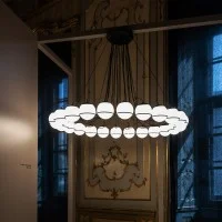 Astep Modello 2109/14 Lampada da Sospensione Sfere in Vetro Soffiato