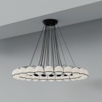 Astep Modello 2109/14 Lampada da Sospensione Sfere in Vetro Soffiato