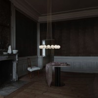 Astep Modello 2109/14 Lampada da Sospensione Sfere in Vetro Soffiato