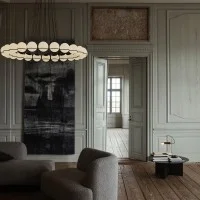 Astep Modello 2109/14 Lampada da Sospensione Sfere in Vetro Soffiato