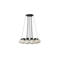 Astep Modello 2109/14 Lampada da Sospensione Sfere in Vetro Soffiato