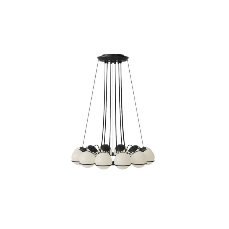 Astep Modello 2109/14 Lampada da Sospensione Sfere in Vetro Soffiato Astep Modello 2109/14 Lampada da Sospensione Sfere in Vetro Soffiato