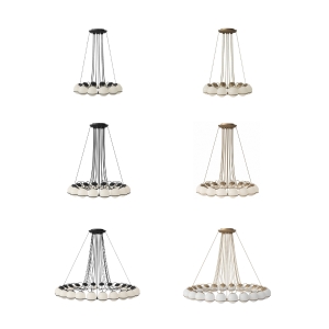 Astep Modello 2109/14 Lampada da Sospensione Sfere in Vetro Soffiato