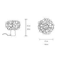 Slamp Clizia Table Lamp with Cable and Magnetic System