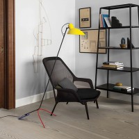 Astep VV Cinquanta Lampada da Terra Elegante con Riflettore Regolabile
