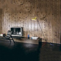 Astep VV Cinquanta Lampada da Terra Elegante con Riflettore Regolabile