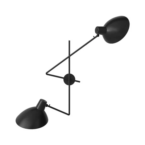 Astep VV Cinquanta Twin Lampada da Parete a Due Bracci Regolabili