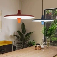 Martinelli Luce Avro Suspension Lamp with Schuko Socket Martinelli Luce Avro Suspension Lamp with Schuko Socket