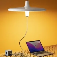 Martinelli Luce Avro Suspension Lamp with Schuko Socket Martinelli Luce Avro Suspension Lamp with Schuko Socket