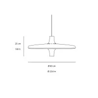 Martinelli Luce Avro Lampada da Sospensione con Presa di Corrente