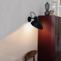 Astep VV Cinquanta Design Wall Lamp with Adjustable Reflector