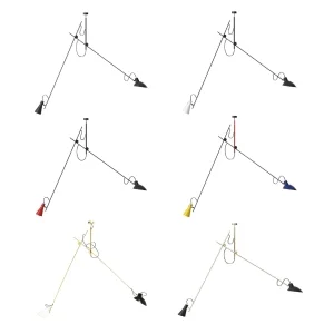 Astep VV Cinquanta Elegant Suspension Lamp with Adjustable Arms
